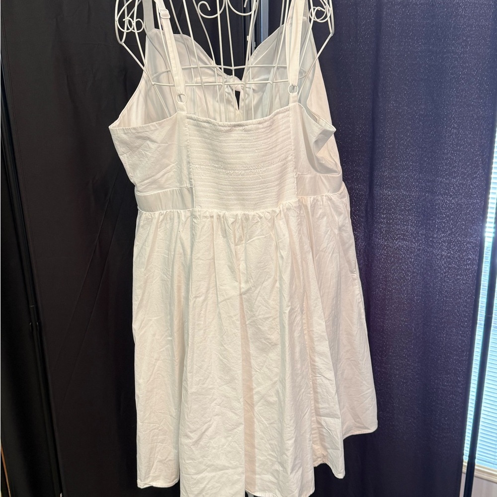 Torrid White Strapless Dress - Picture 2 of 3